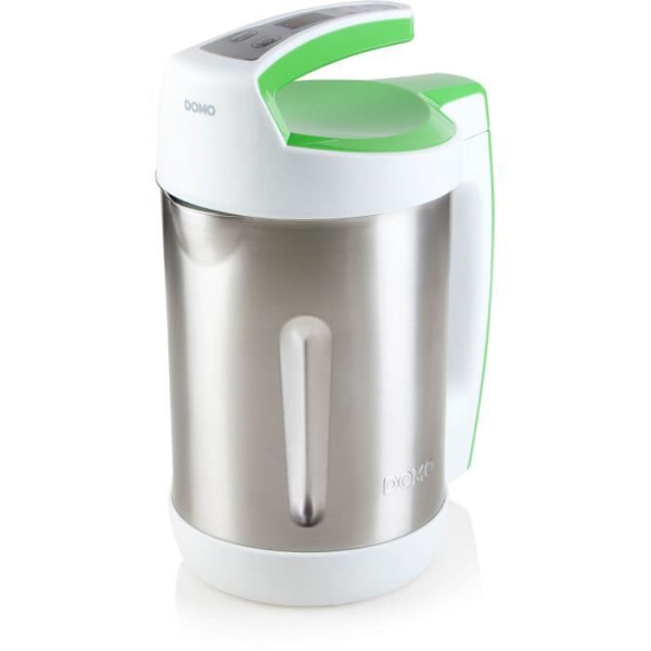 Domo Blender chauffant 2l 1000w - do705bl Rostfritt stål, vit och grön