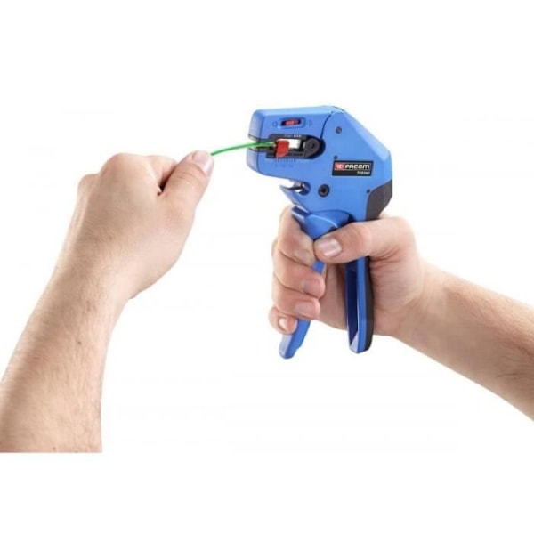 Automatisk avdragstång - FACOM - SWINGO 90° - Blå - Kapacitet från 0,02 till 10 mm²