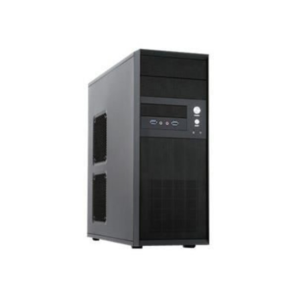 PC-fodral - CHIEFTEC - CQ-01B-U3-OP - Svart - ATX, Micro-ATX - 3 interna fack - 2 x USB 3.0