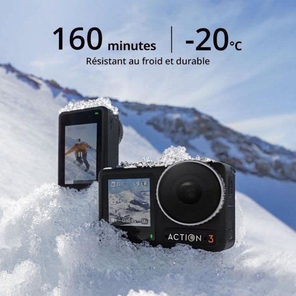 4K Actionkamera - DJI Osmo Action 3 Standard Combo - Svart Svart