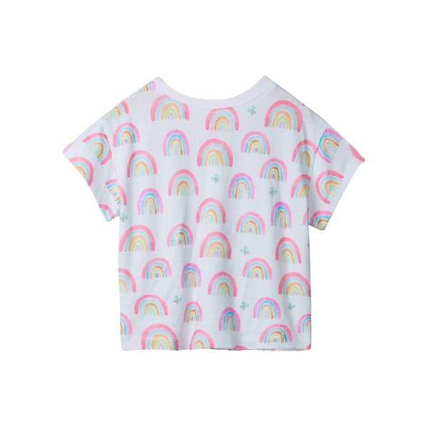 Hatley T-shirt - S22BRK1649 - Plisserad Slouchy Tee T-shirt pojke Pretty Rainbows 2 år