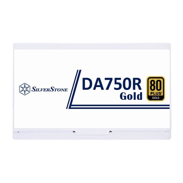 SilverStone Technology DA750R Gold, Helblocket ATX helt modulärt ATX 3,0 och PCIe 5,0 750W 80 Plus Gold, SST-DA750R-
