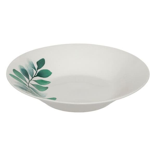 Table Service 18 Delar "Växt" 26cm Vit Vit