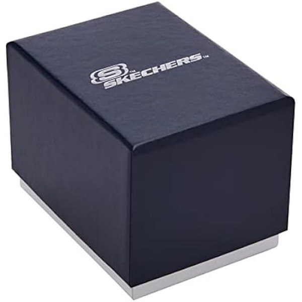 Skechers Ruhland herrklocka - 45 mm fodral - digitalt urverk - polyuretanarmband