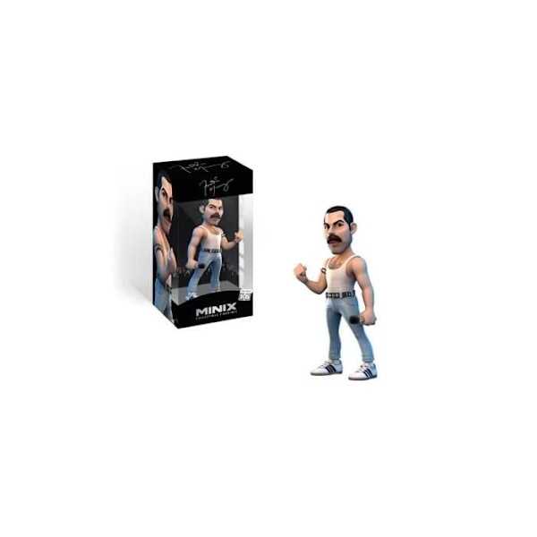 Figurine Minix - Minix - Freddy Mercury - Realistisk design - Impeccabel avslutning - För vuxna vit blå