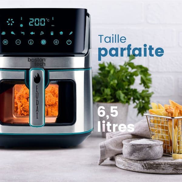 Luftfritös - BOSTON TECH - EUDAI HK113 - 6,5L - 1700W - 8 program