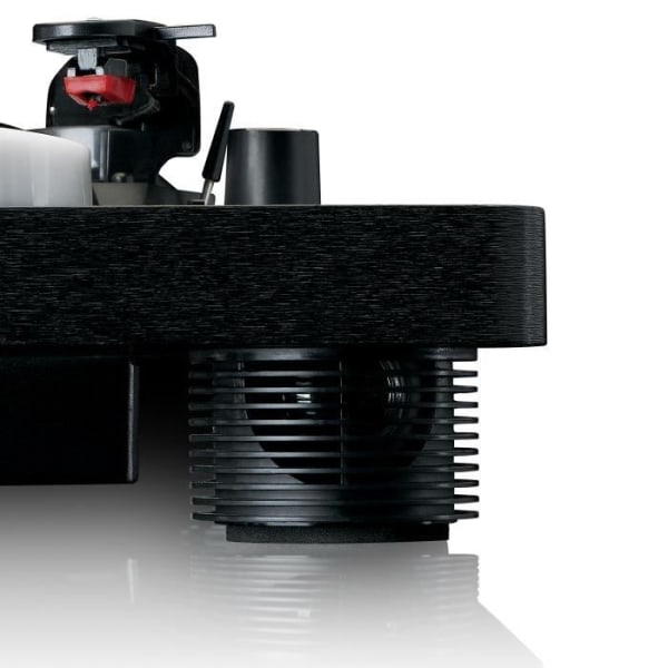 LENCO LS50 Vinyl skivspelare - Integrerad LED-omvandlare - Integrerade högtalare - Svart