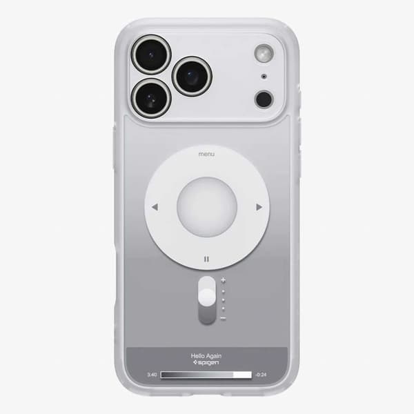 Spigen Ultra Hybrid MagSafe-skal för Apple iPhone 17 Pro Max - Klar Silver Transparent