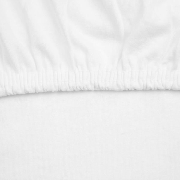 Drap housse Zollner - 00000435-090200-001 - Set med 2 sängkläder, 90x 200cm, Blandad bomull, Vit