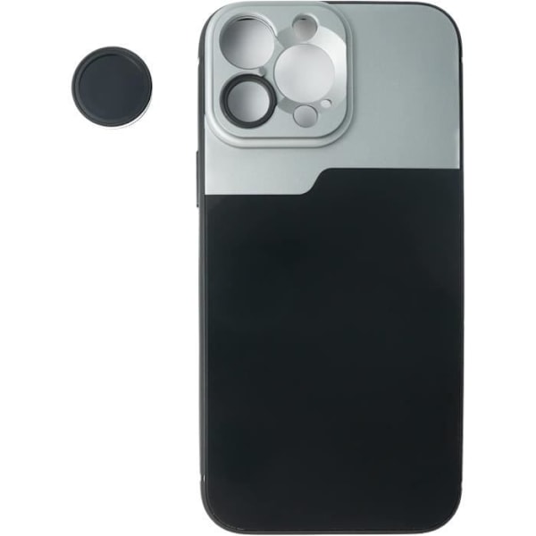 Filtr CPL 37 mm - System-S - iPhone 13 Pro Max - Svart - Hård skydd - Minimerar reflexer
