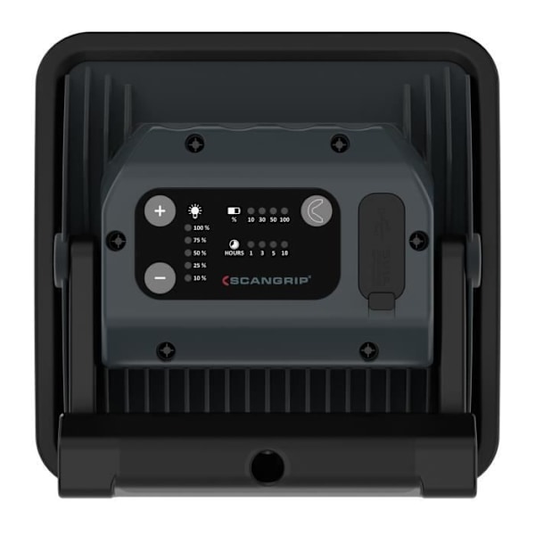 Bärbar arbetsplats - Scangrip - NOVA R - Laddningsbar - 2000 lumen - COB LED