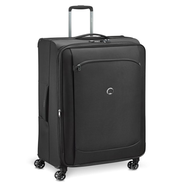 DELSEY PARIS - MONTMARTRE AIR 2.0 - Stor storlek mjuk expanderbar resväska - 83x52x37 cm - 138 liter - XL - Svart Svart