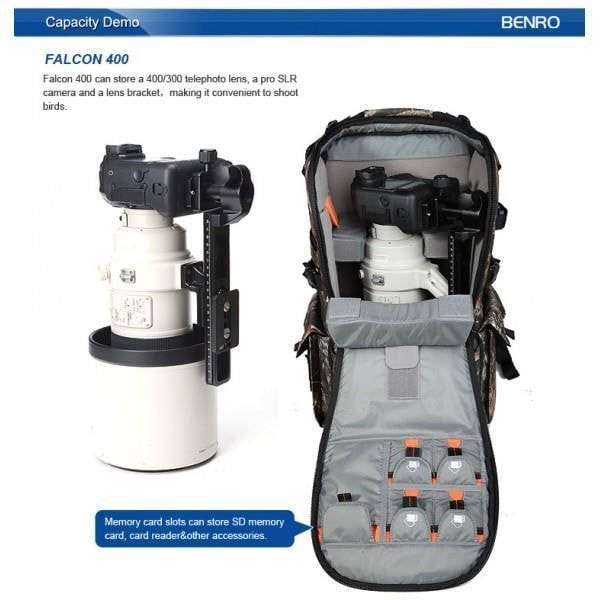 Benro Falcon 400 ryggsäckskamouflage
