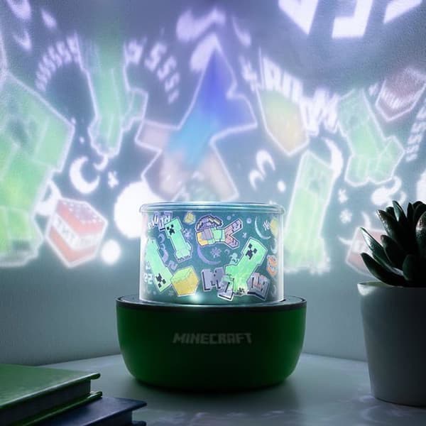 Minecraft Lampa - PALADONE - Uppladdningsbar USB - LED Grön