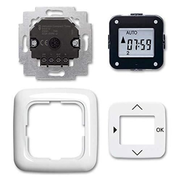BUSCH-JAEGER 6422 UJ-214 JALOUSIE-COMPACT-TIMER, KOMPLETTSET, JALOUSIE