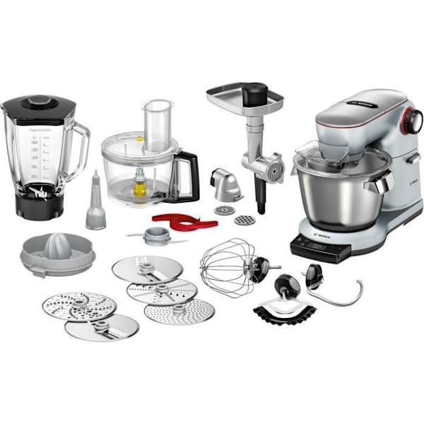 Bosch MUM9BX5S65, 5,5 L, Rostfritt stål, Roterande, Aluminium, Metall, Glas