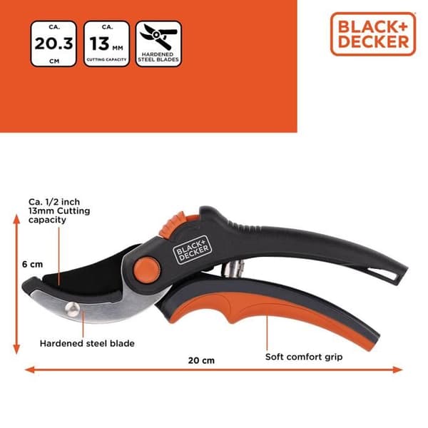 BLACK+DECKER Sekatör Apelsin