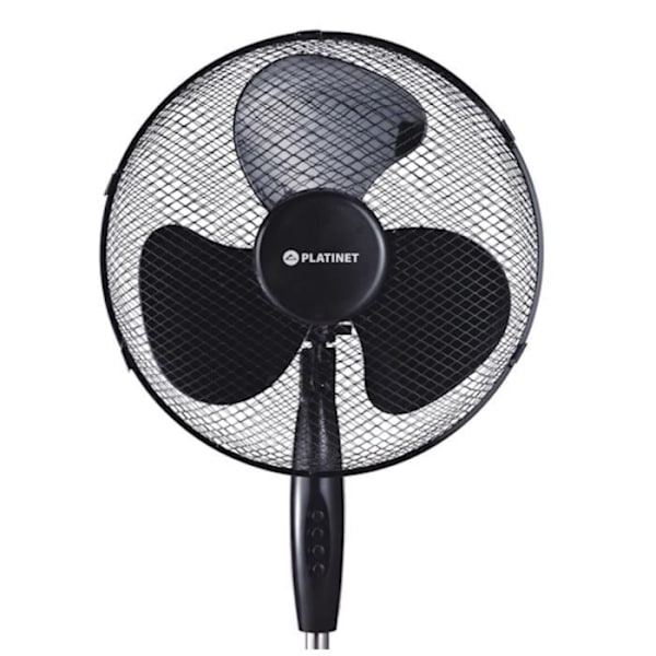 Ståfläkt - Platinet - PSF1616B - 40W - 3 hastigheter - Oscillation Svart