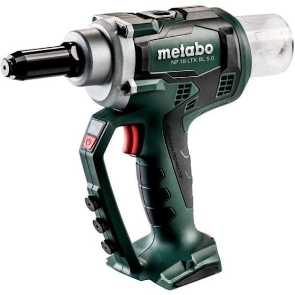 Sladdlös nitare - METABO - NP 18 LTX BL 5.0 - 18 V - MetaBOX 145 L Grön