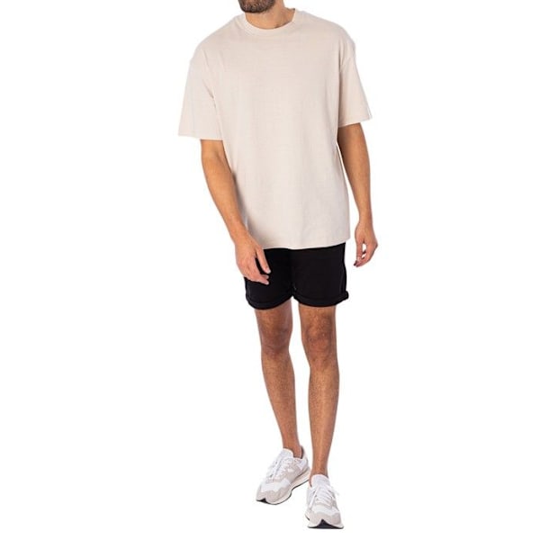 Bermuda - JACK & JONES - Bowie Solid - Svart - Herr - Stretch 98% bomull - S