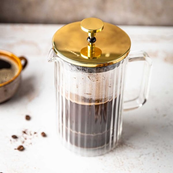 Cafékanna - KLAUSBERG - KB-7760 - 600ml - Borosilikatglas - Dubbelväggig