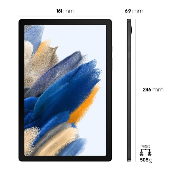 Tablet - Samsung - Galaxy Tab A8 - 10,5 tum - 32 GB - WiFi - Android 11