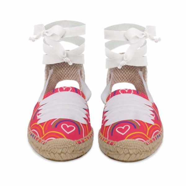 Sandal - Agatha ruiz de la prada barfota - A86-FUCSIA CINTA BLANCA - A86, sandal för kvinnor Fucsia Cinta Blanca 37