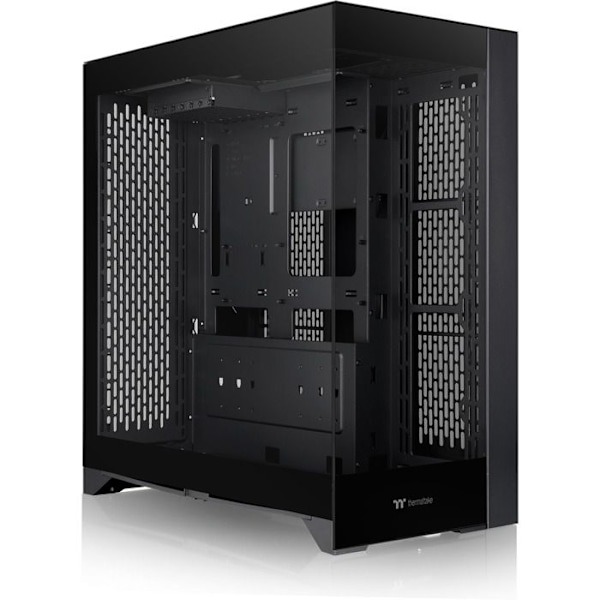 Mellanstor datorlåda med glaspaneler Thermaltake E-ATX Centralized Thermal Efficiency E600 MX RGB Svart