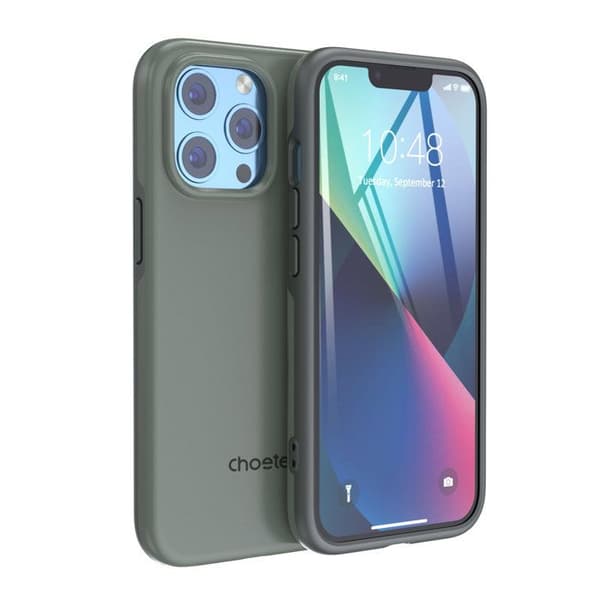 Grön stöttålig skal MFM för iPhone 13 Pro Max