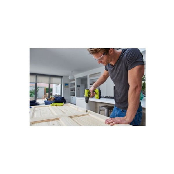 Borrskruvdragare - RYOBI - R18DD2-242S - 18V - 2 Batterier 4.0Ah och 2.0Ah - Laddare ingår