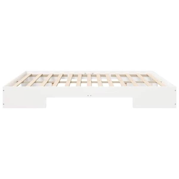 vidaXL Sängram Vit 180 x 200 cm 873020