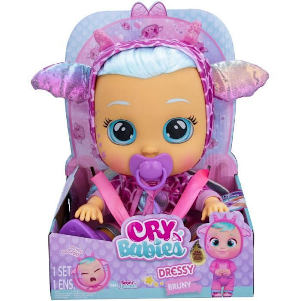 Cry Babies Doll Dressy Fantasy Bruny - Från 18 månader Rosa