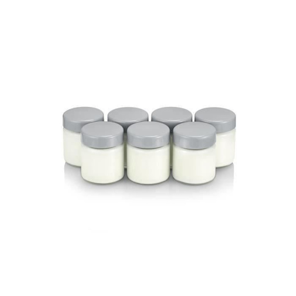 SEVERIN - Set med 7 150 ml glasyoghurtkrukor Glas