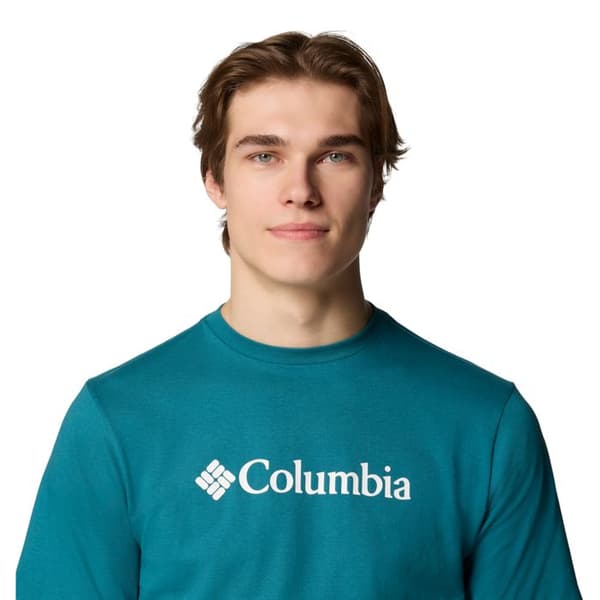 T-shirts Herr - Grön - Columbia CSC Basic Logo SS Tee Grön M