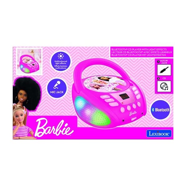 Bluetooth CD-spelare Barbie ROSA
