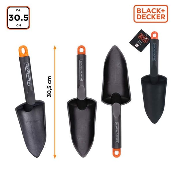 BLACK+DECKER Spade 30,5CM Svart