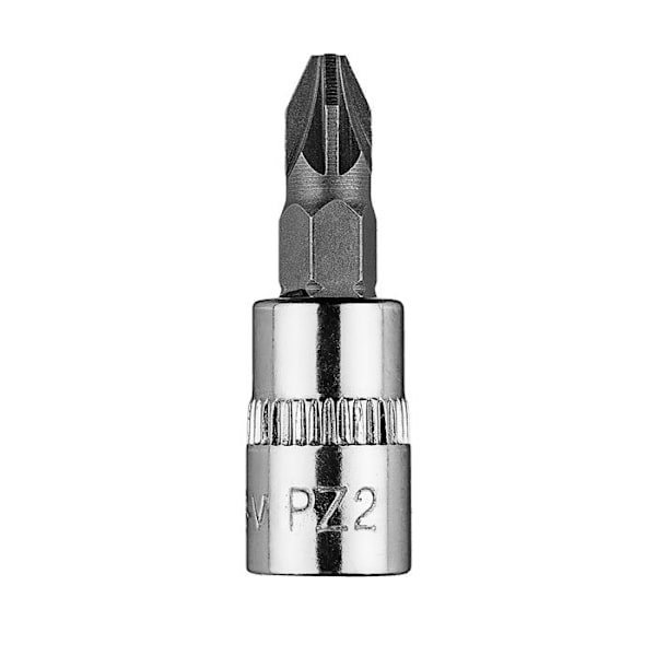 PZ2 skruvmejselspets med 1/4" hylsa, kort, 37 mm