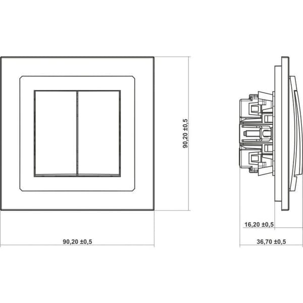 Lustre - KARLIK - Karlik Ljusstake - Matt vit - IP20 - Satisfiedesign