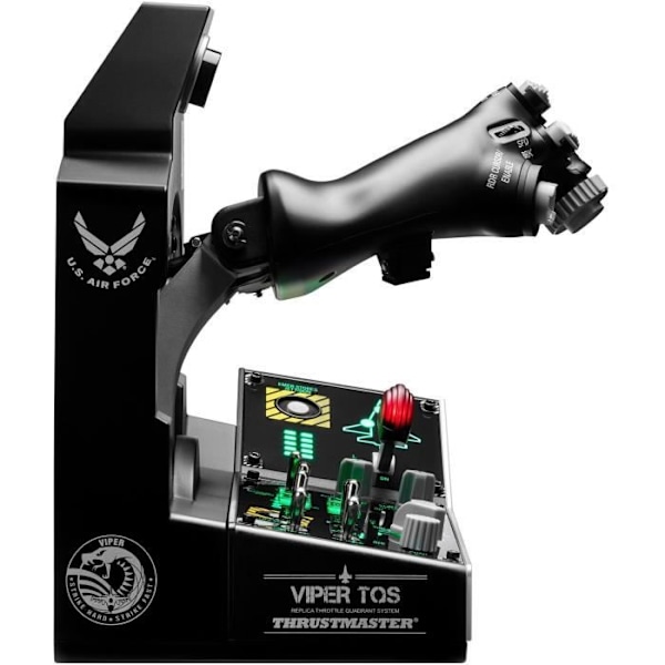 Gasreglage - THRUSTMASTER - Viper TQS Mission Pack - Svart Svart