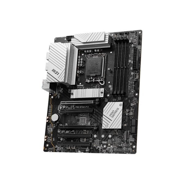 MSI PRO B760-P II - ATX Socket 1700 Intel B760 Express moderkort - 4x DDR5 - M.2 PCIe 4.0 - USB 3.1 - PCI-Express 4.0 16x