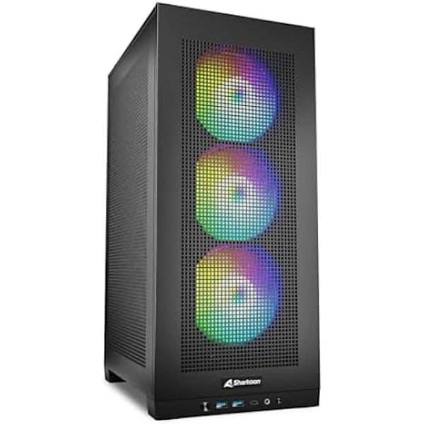 PC-hölje - SHARKOON - Rebel C20 ITX - RGB - Optimal kylning - Kompakt