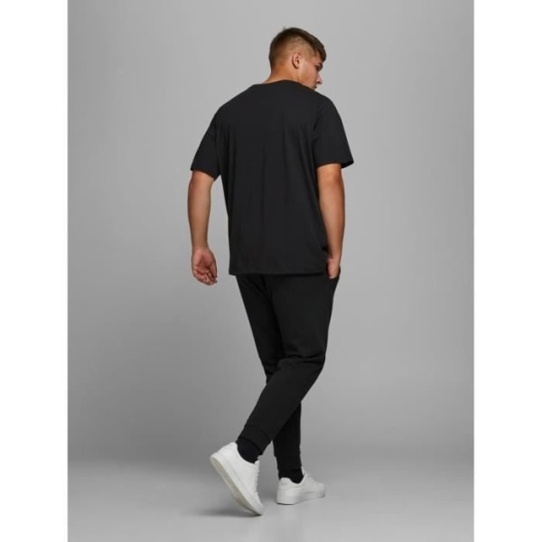 Träningsbyxor - Jack & Jones - Gordon Shark - Svart - Mjuk bomull - Elastisk midja Svart 42