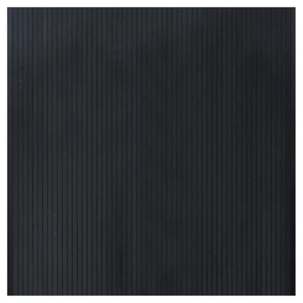 Rektangulär svart matta 100x100 cm bambu
