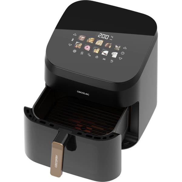 Luftfritös utan olja CECOTEC - Cecofry & Grill Smokin' 8500 - Kapacitet 8,5L - 10 program - Rökfunktion - 2200W