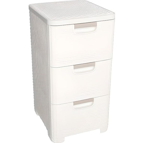 Curver 206314 Round Look Style Storage... Elfenben