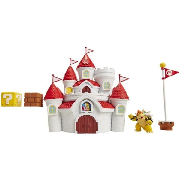 Mushroom Kingdom Castle Playset - JAKKS PACIFIC - Super Mario - Röd - Barn