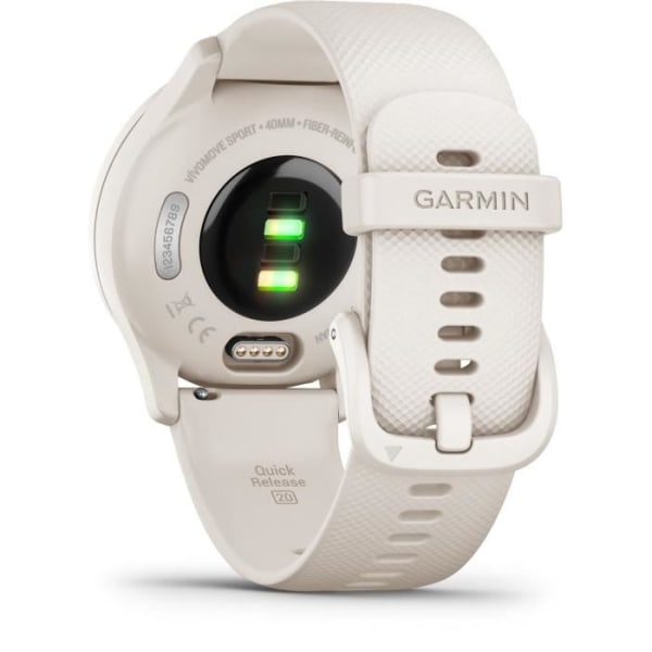 GARMIN Vivomove Sport Hands Touchscreen Smart Sports Watch - Ivory Peach Gold