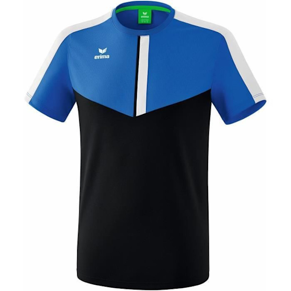 T-shirt - Erima - Squad - 100% polyester - Rund hals - Korta ärmar - Unisex Kungsblå/svart/vit XL