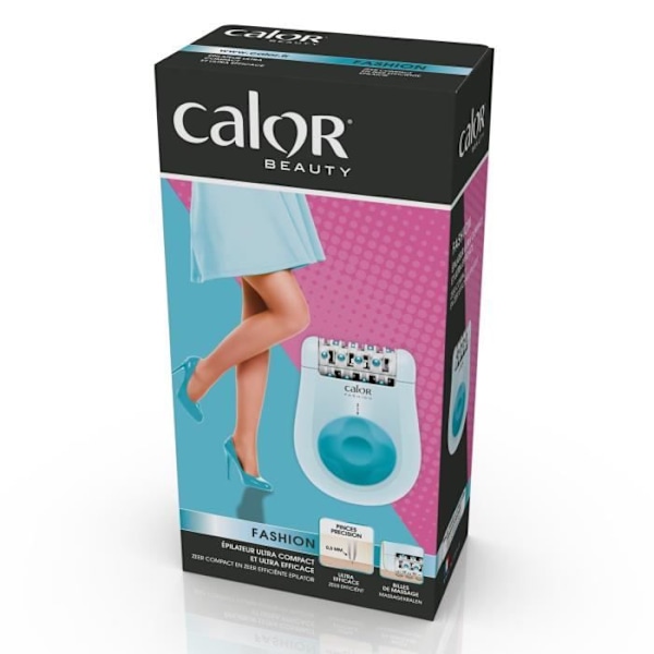 CALOR Fashion Epilator 24 precisionspincett, kompakt, massagepärlor EP1028C0 Rosa