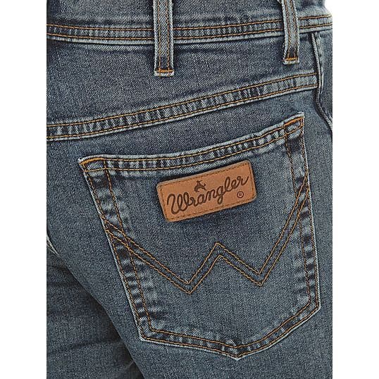 Jeans - WRANGLER - Texas Stretch Stonewash - Bred passform för män - Blå Blå 32/32